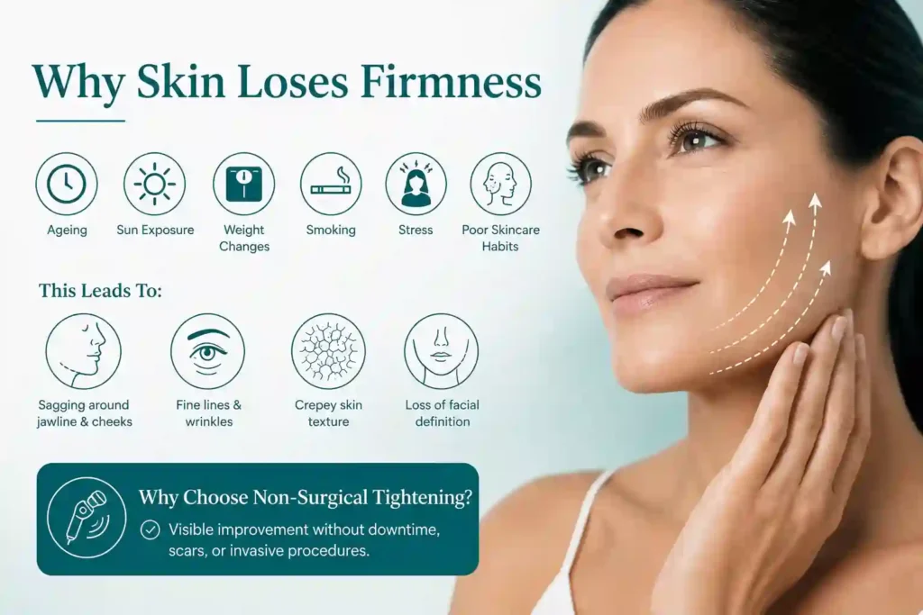 What Makes Skin Lose Firmness and Why Do People Seek Non-Surgical Tightening ?