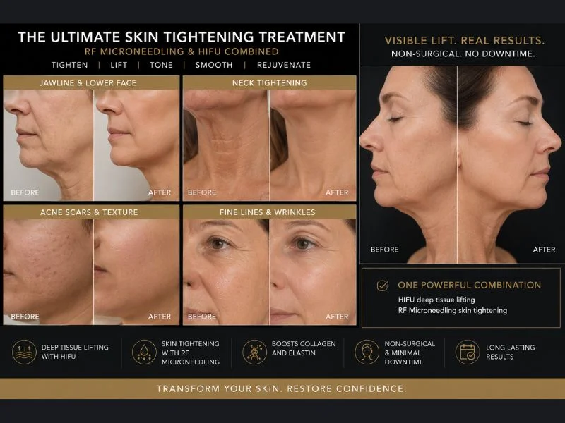 Results of combined treatment for the ultimate skin tightening treatment 