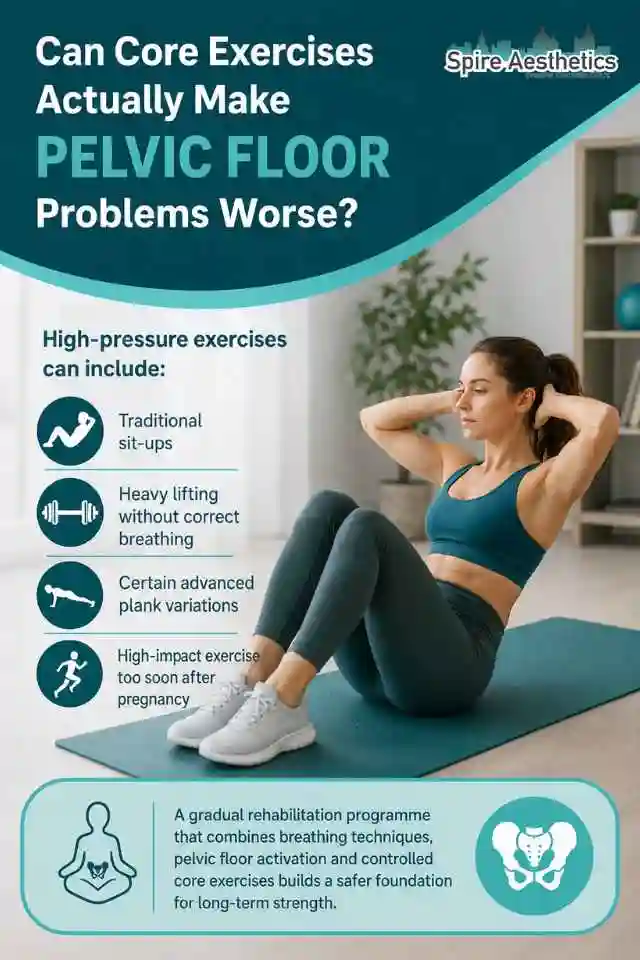 Can Strengthening Your Core Alone Actually Make Pelvic Floor Problems Worse ?